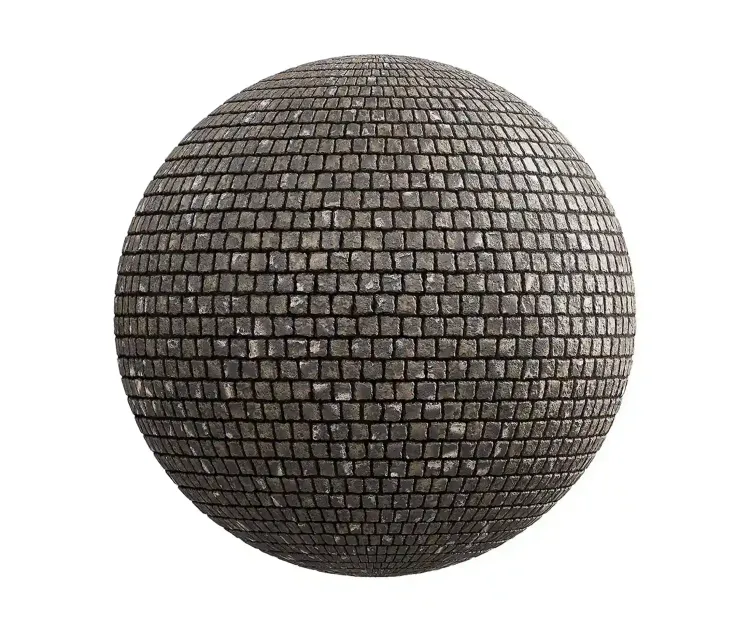 Brown stone pavenet