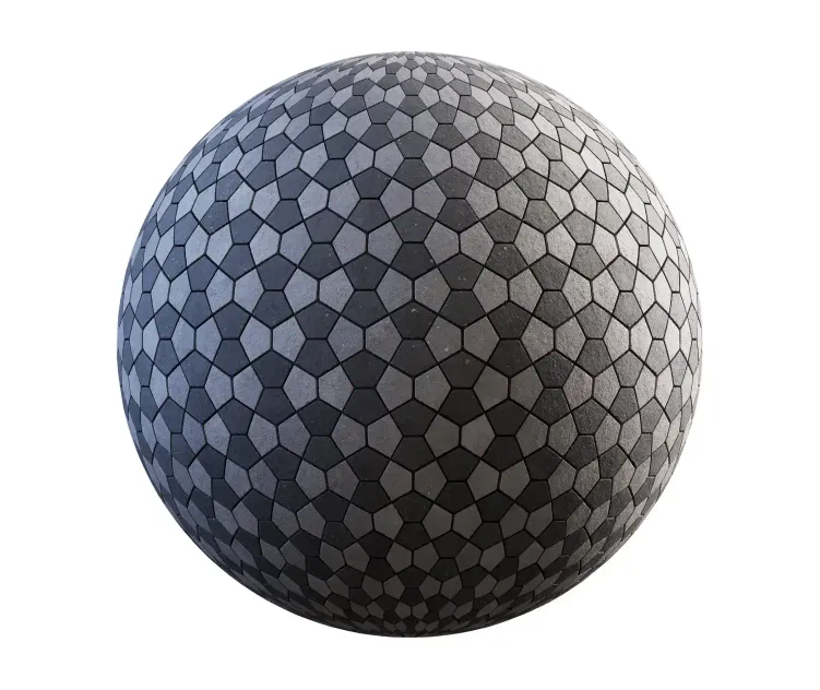 Dark and light grey concrete pavement 1
