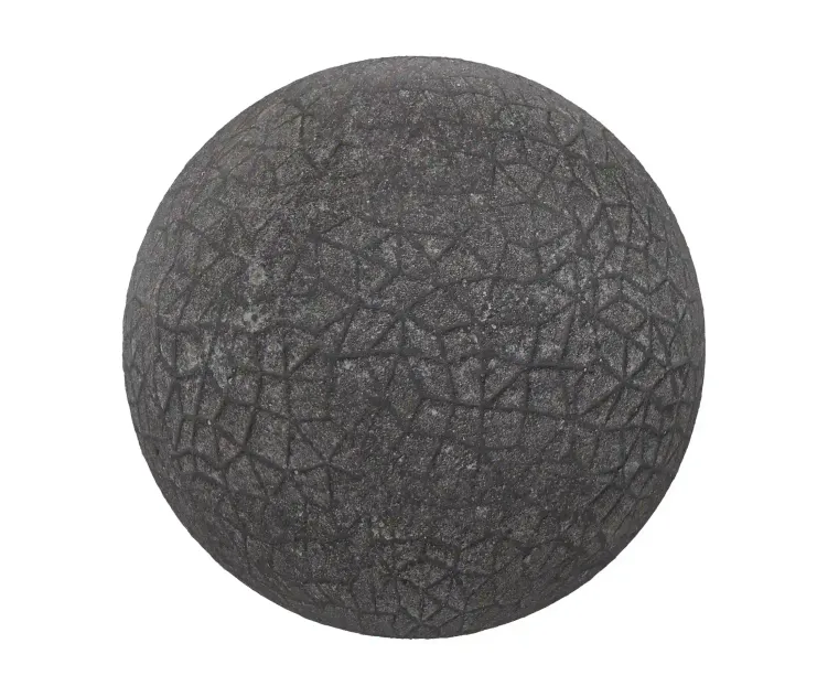 Dark concrete pavement