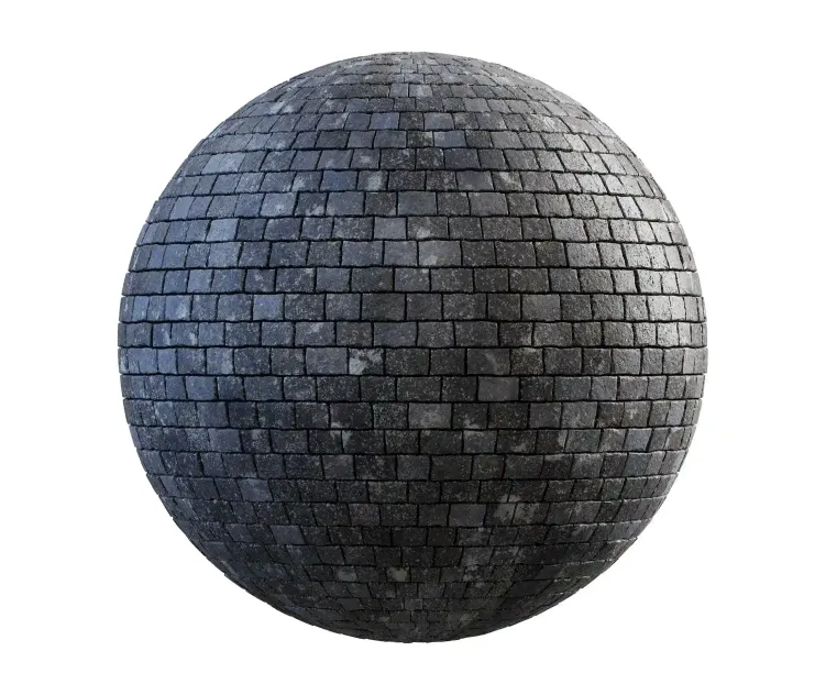 Dark grey stone pavement 1