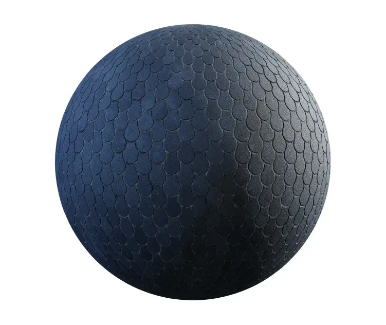 Dark grey tear concrete pavement