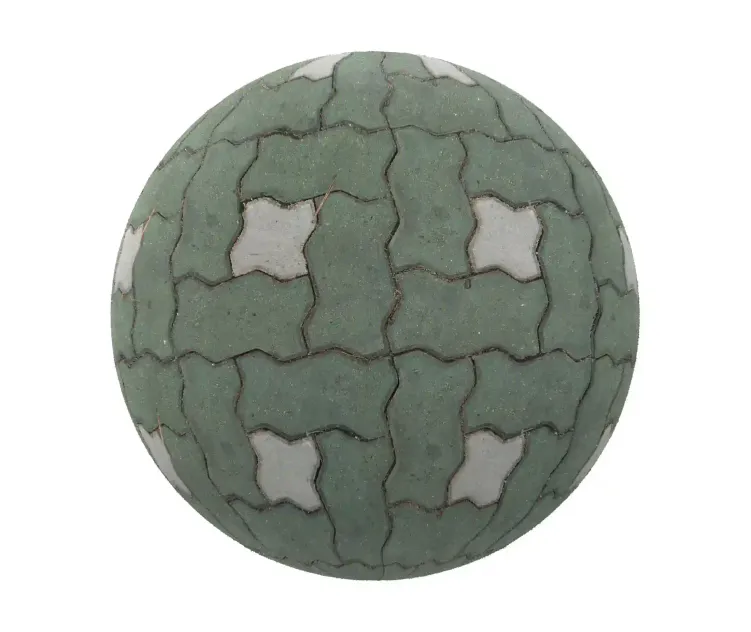 Green concrete pavement