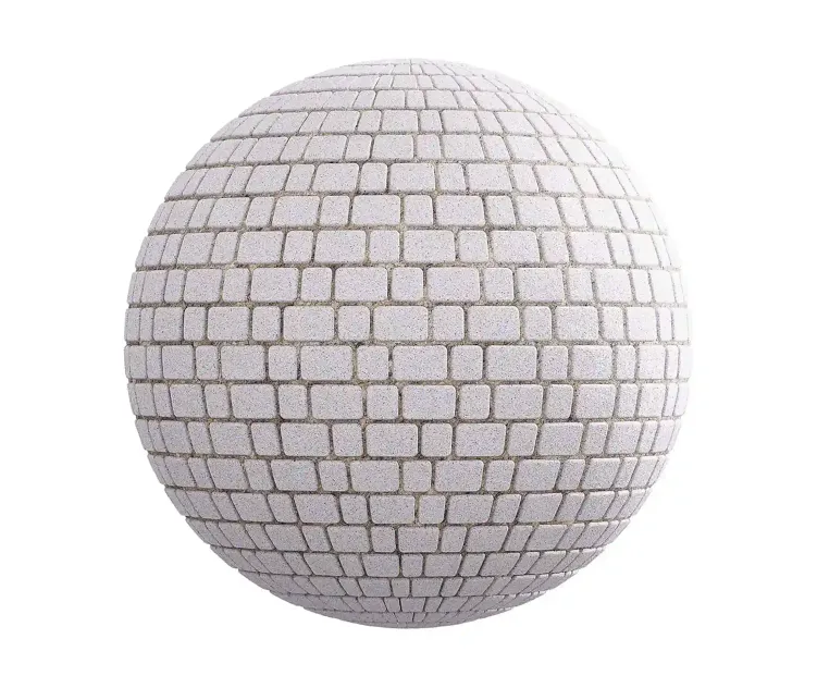 Grey concrete pavement
