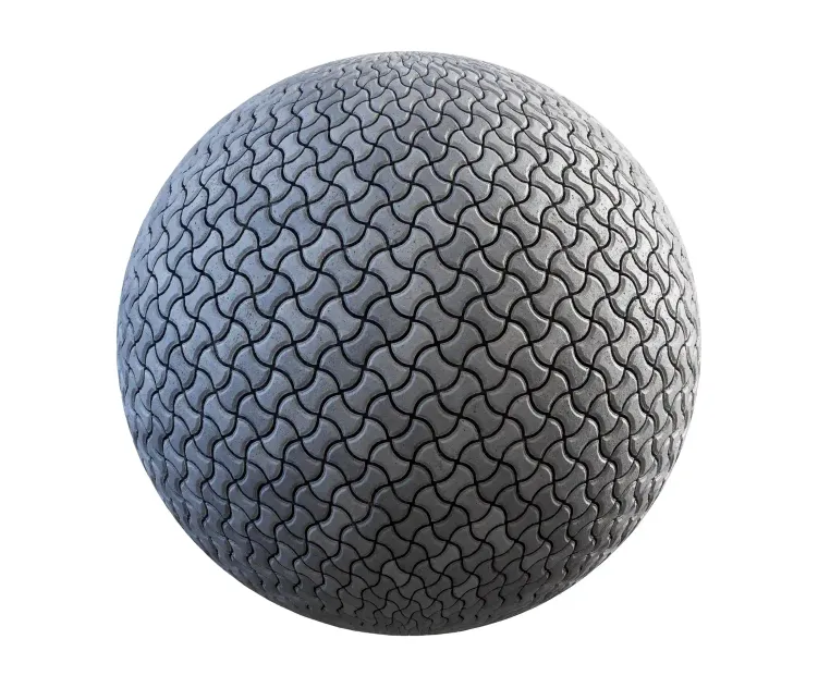 Grey concrete pavement 6