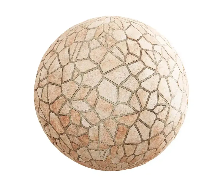 Irregular sandstone pavement 1