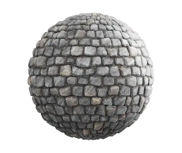 Old stone pavement