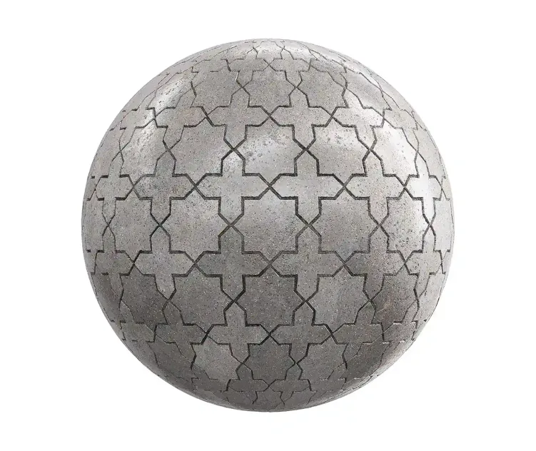 Shiny stone pavement 1
