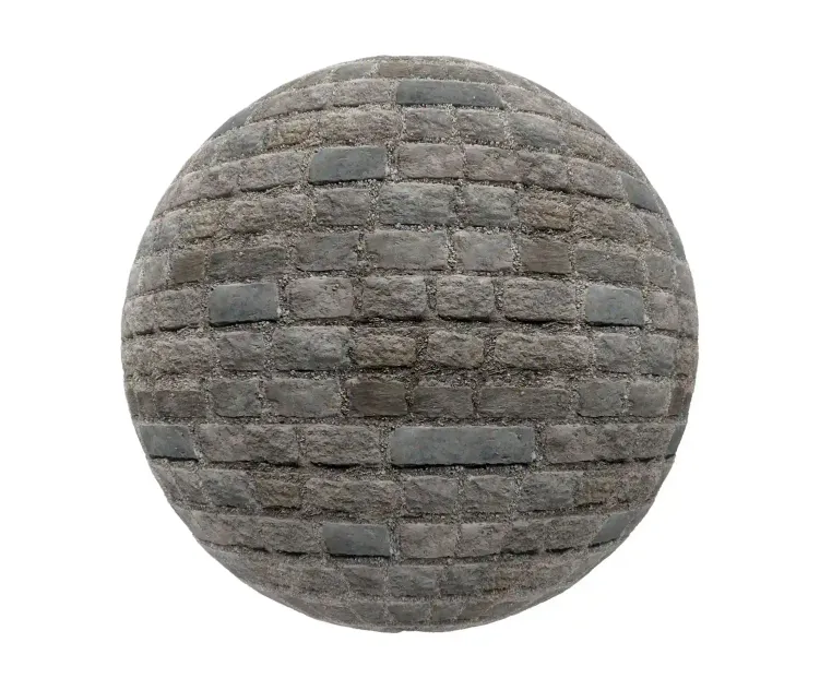 Stone brick pavement 4