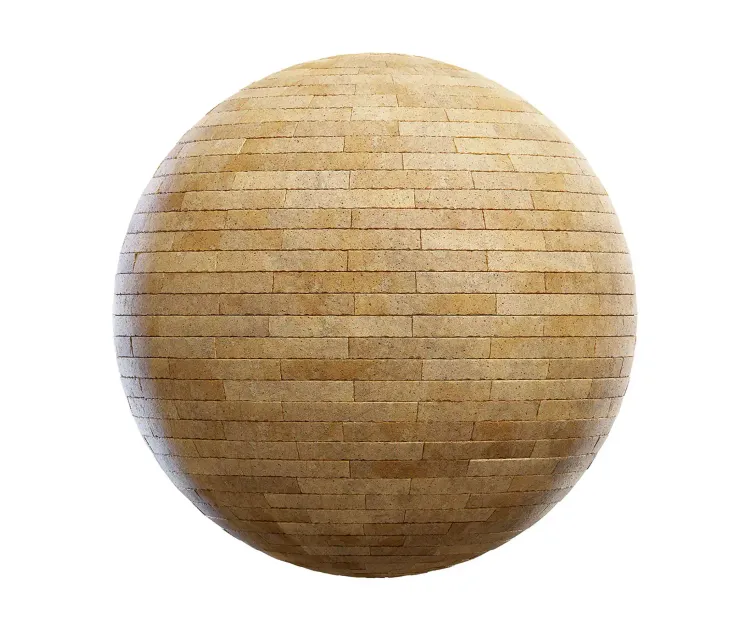 Beige stone brick wall 2