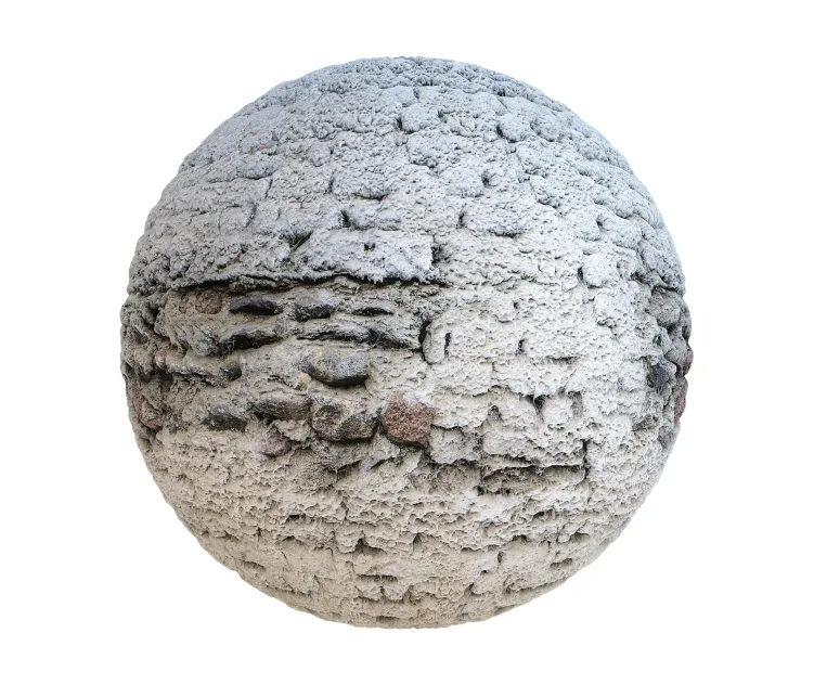 Damaged brick wall 4