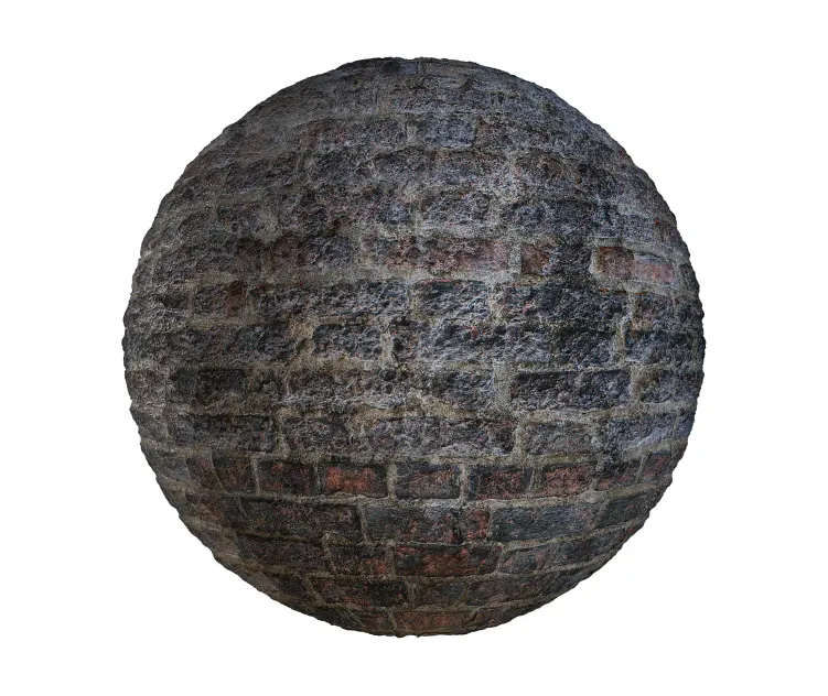 Damaged brick wall 6