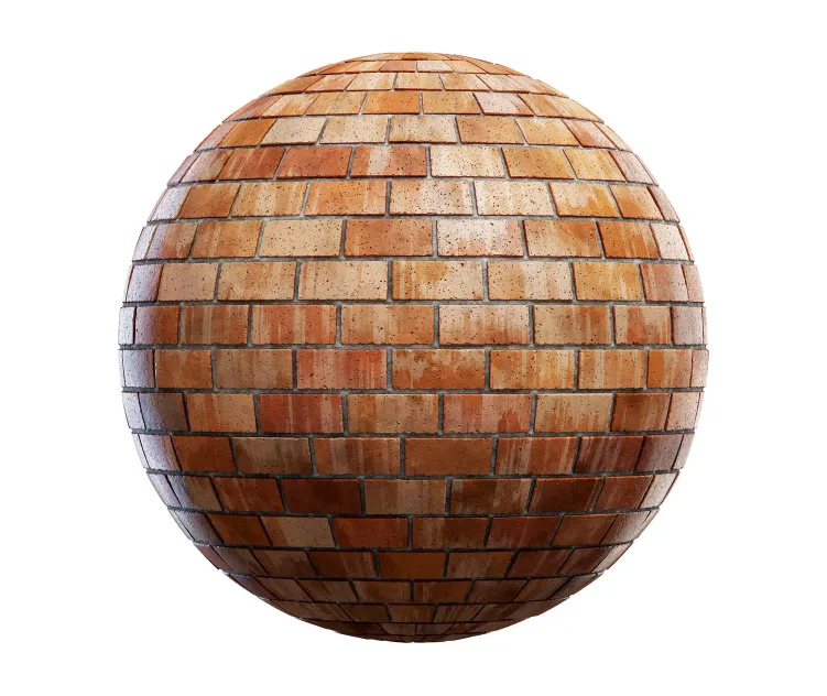 Dirty brown brick wall