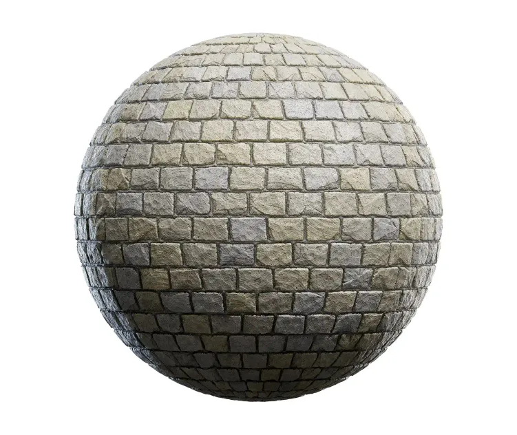 Grey stone brick wall 3