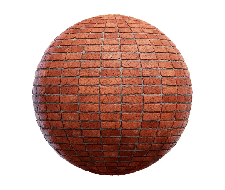 Old red brick wall 2