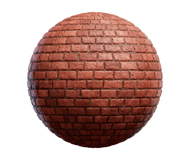 Old red brick wall 4