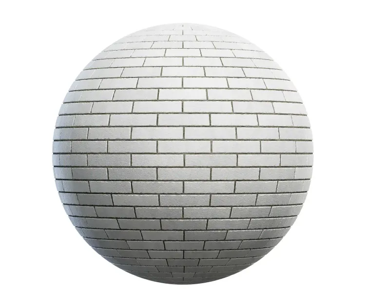 White brick wall 2