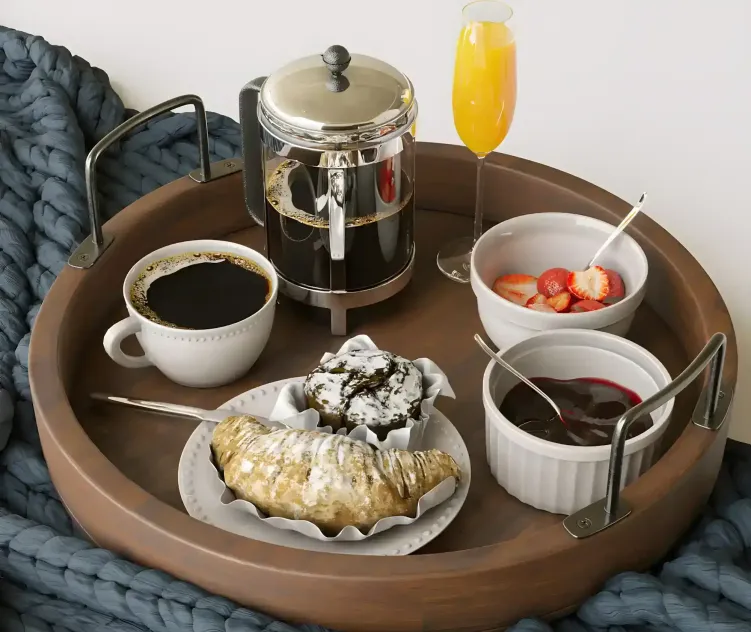 Breakfast with strawberry