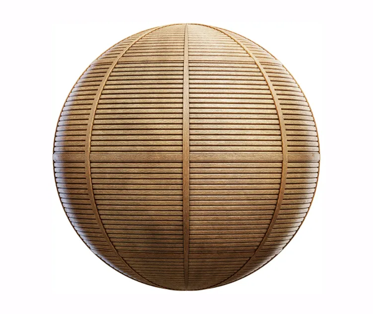 Dense wooden fence
