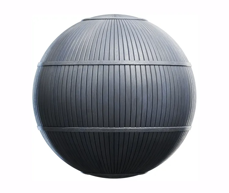 Grey painted wooden fence