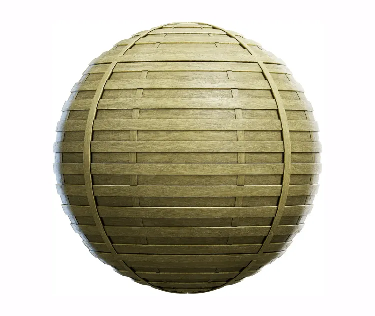 Wooden fence