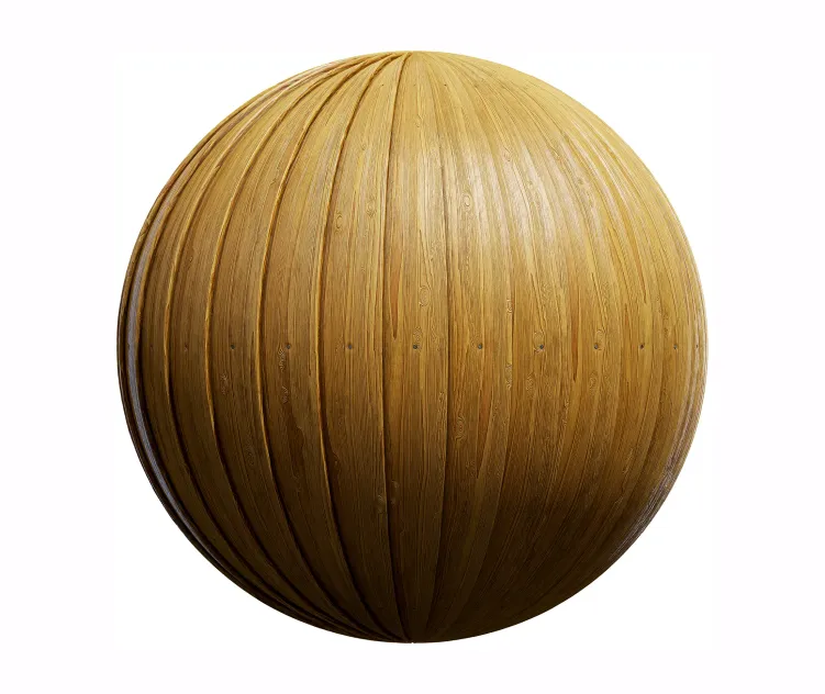 Wooden planks fence