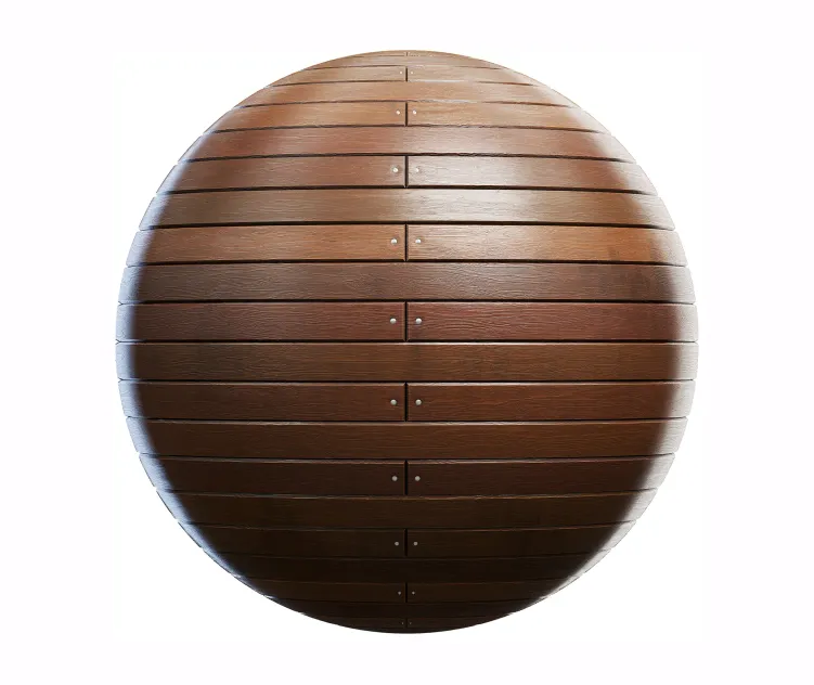 Wooden planks fence 2