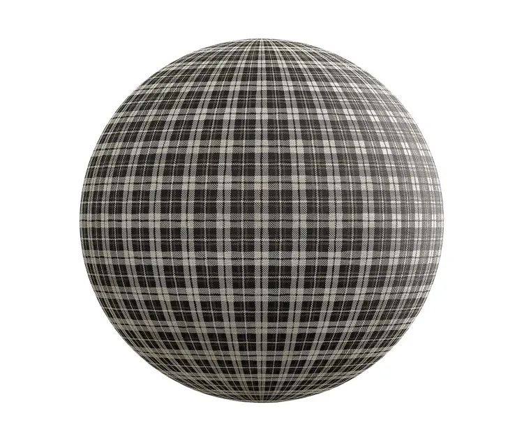 Black and white checkered fabric 2