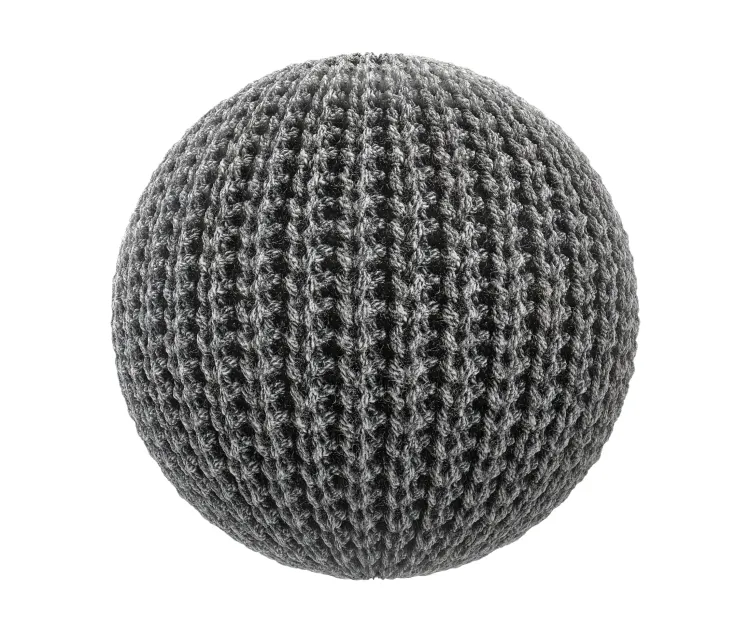 Black wool fabric(4K)