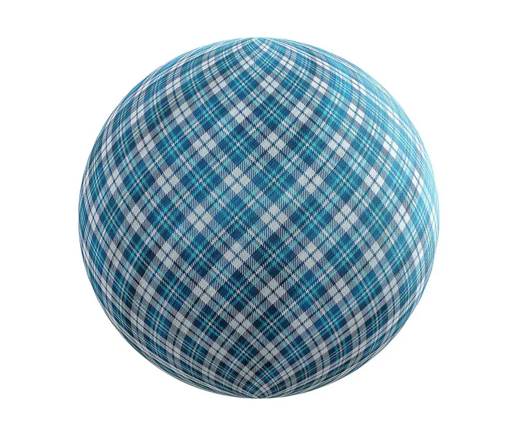 Blue checkered fabric 2