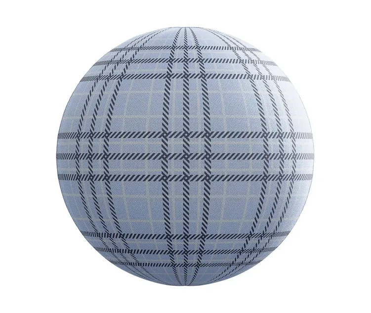 Checkered blue fabric 2