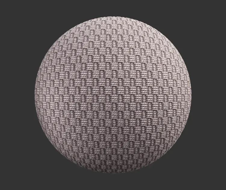 Fabric weave rug
