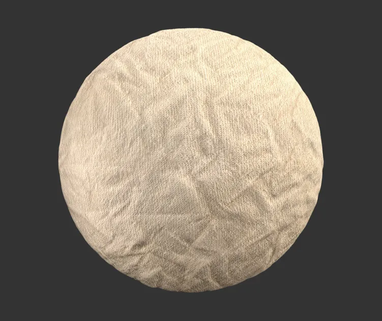 Fabric wrinkled