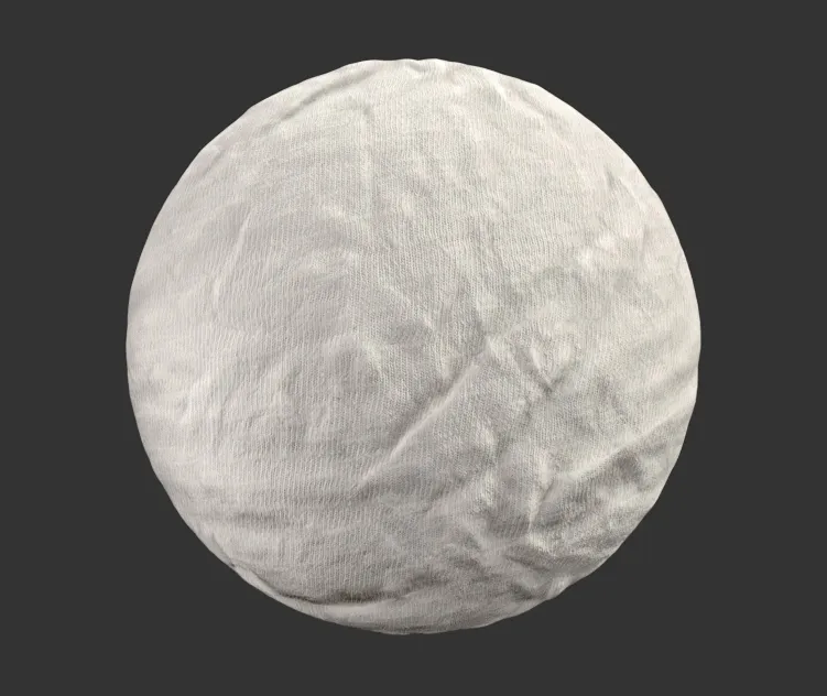 Fabric wrinkled 2