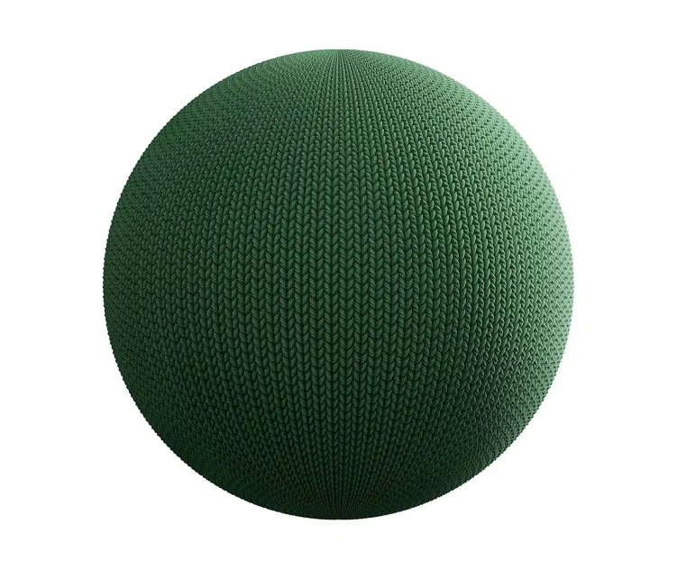 Green wool fabric(4K)