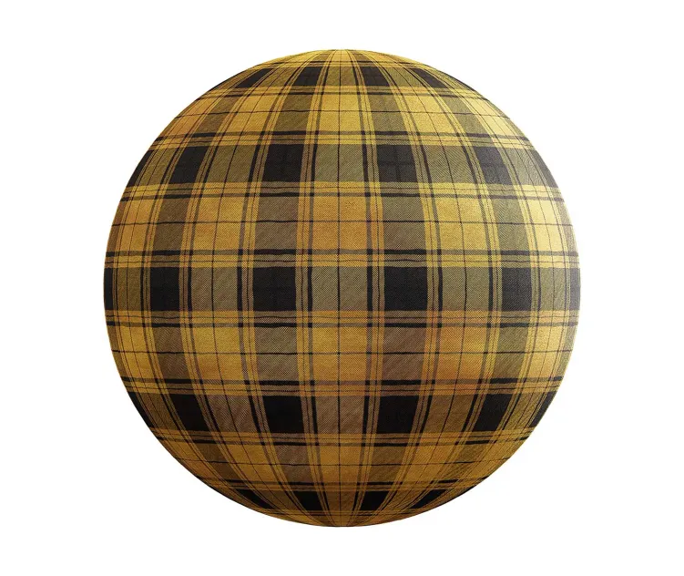 Orange checkered fabric(4K)