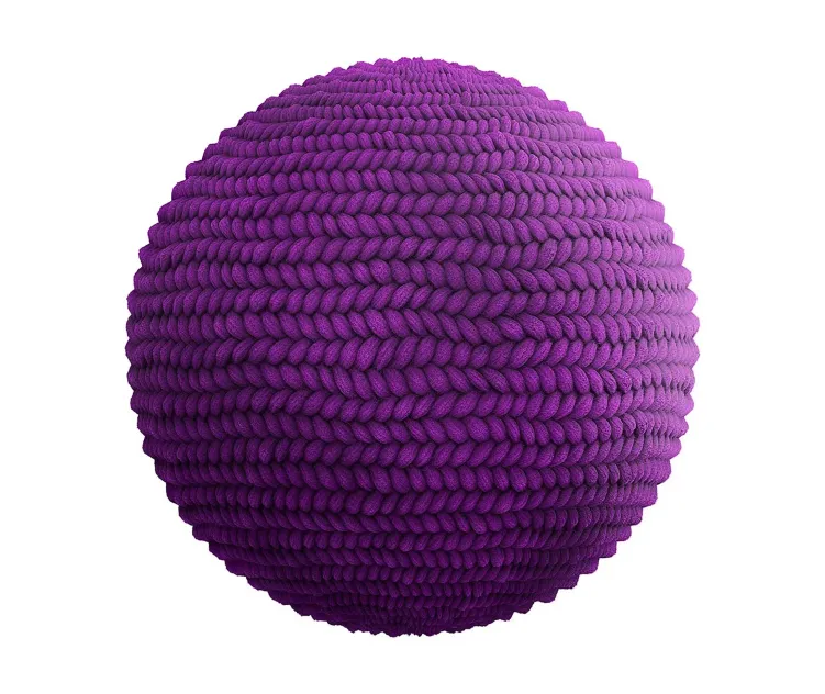 Purple wool fabric 2