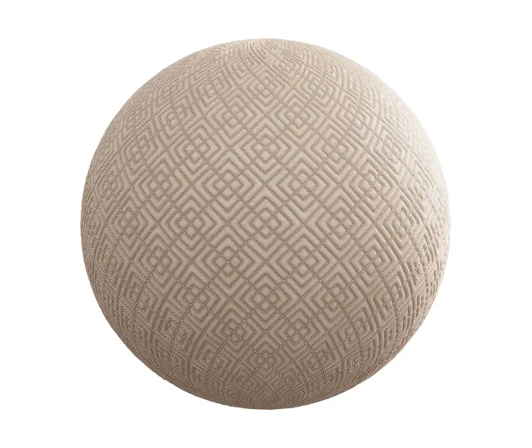 Quilted beige fabric 5