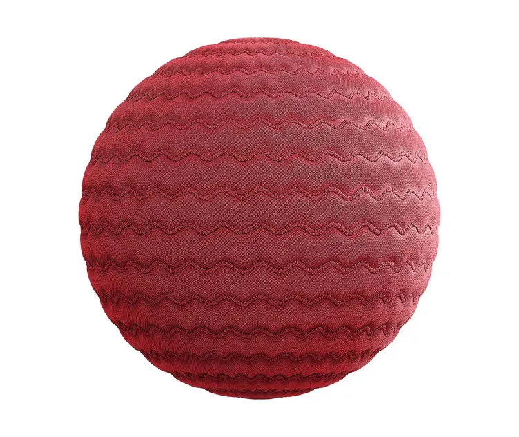 Quilted red fabric(4K)