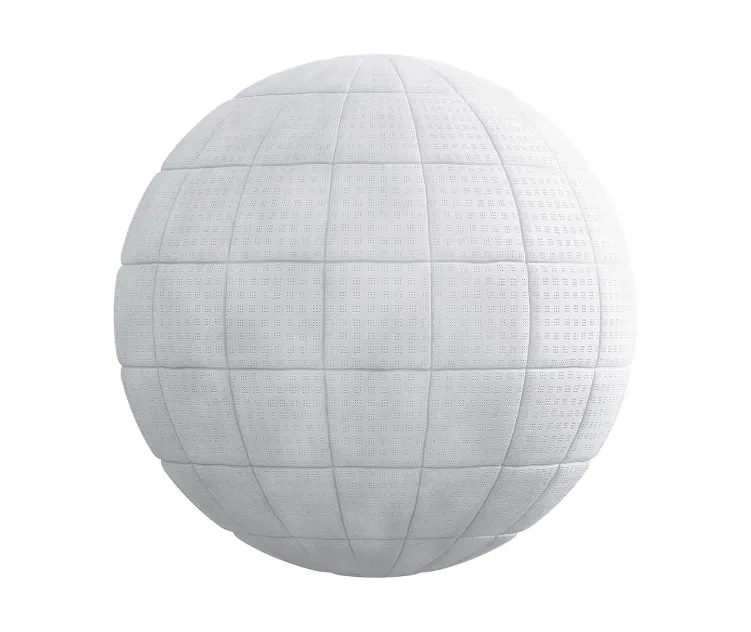 Quilted white fabric2
