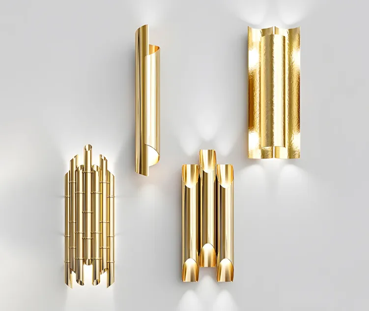 Four nice wall lights