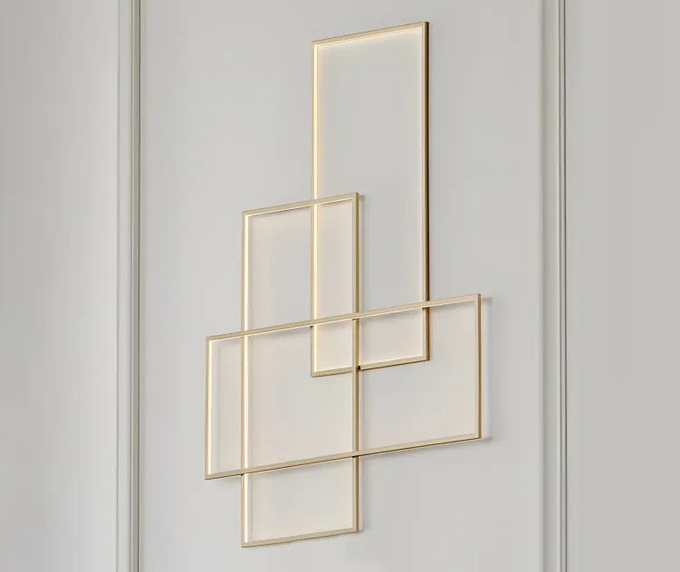 Goose featjer modern wall sconce