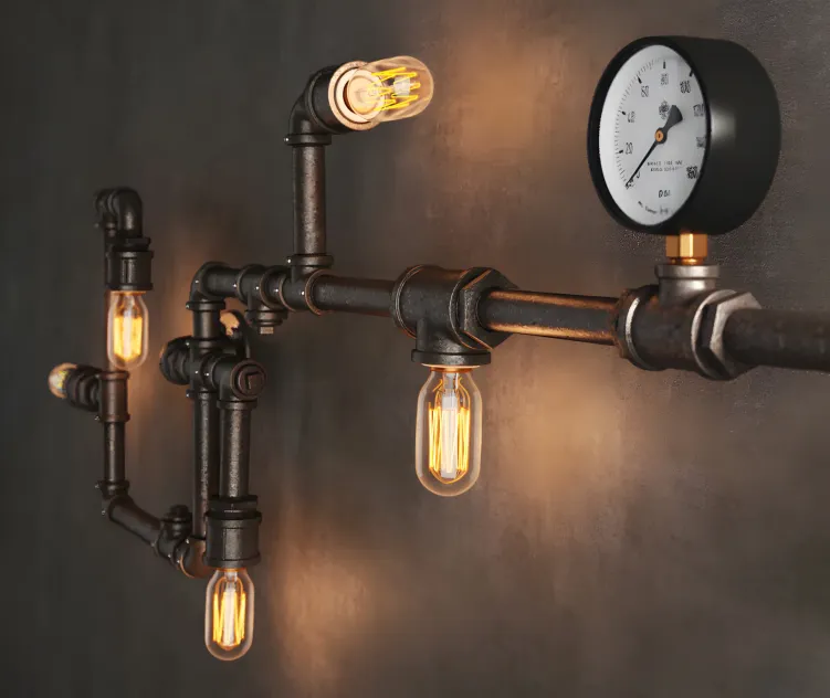 Gramercy home tube sconce sn