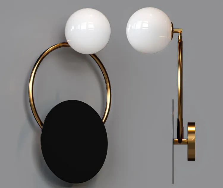 Lampsshop ru sconce sun on the ring a