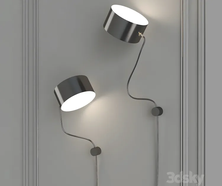 Post wall lamp