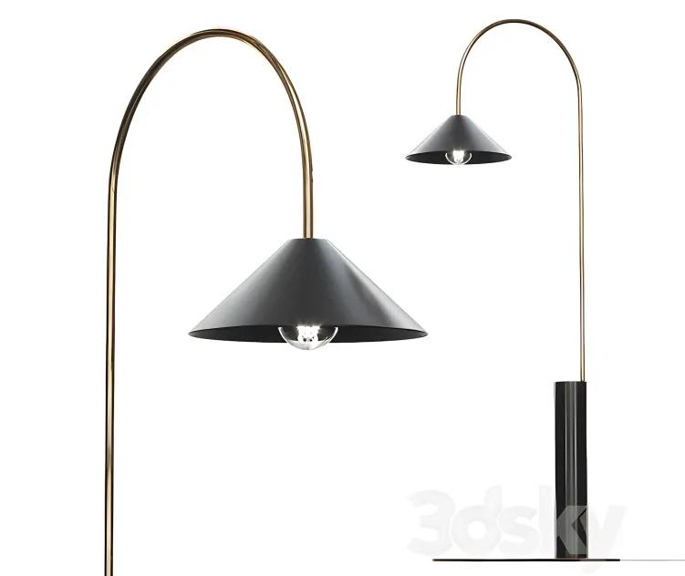 Bishop tall floor lamp