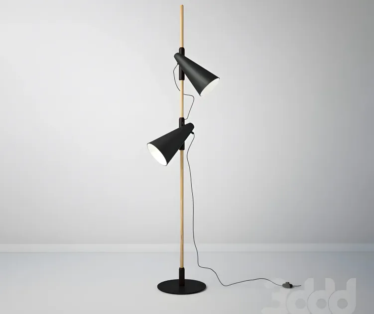 Cone floor lamp