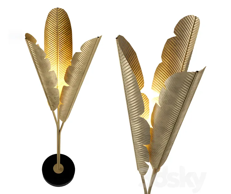 Eichholtz plantain floor lamp