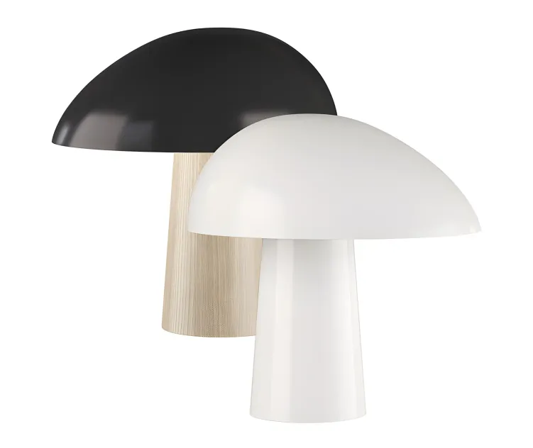 Night owl table lamp matte smokey