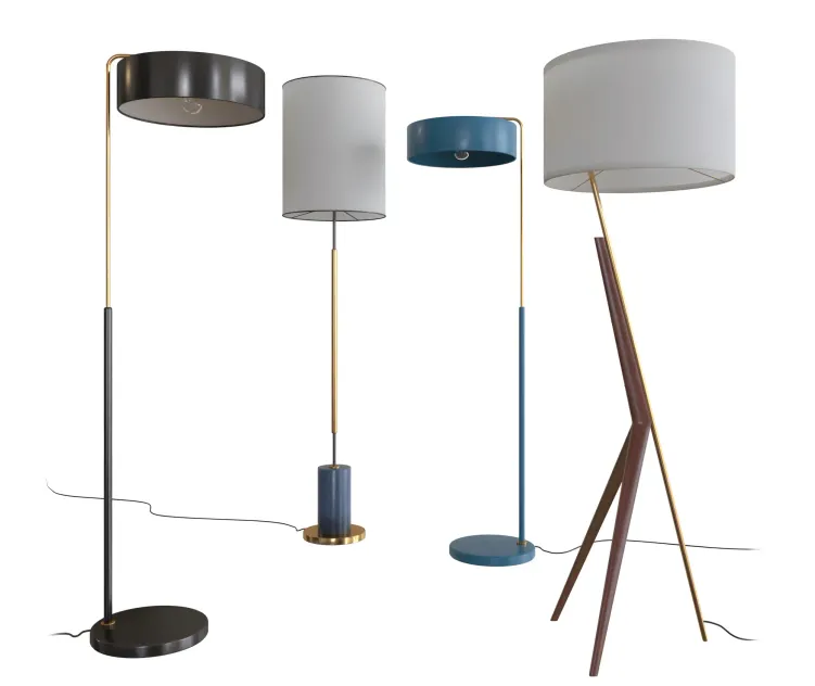 West elm floor lamps set