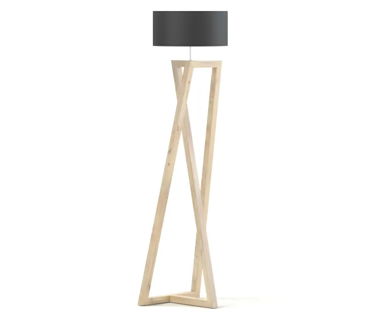 Wooden floor lamp 2